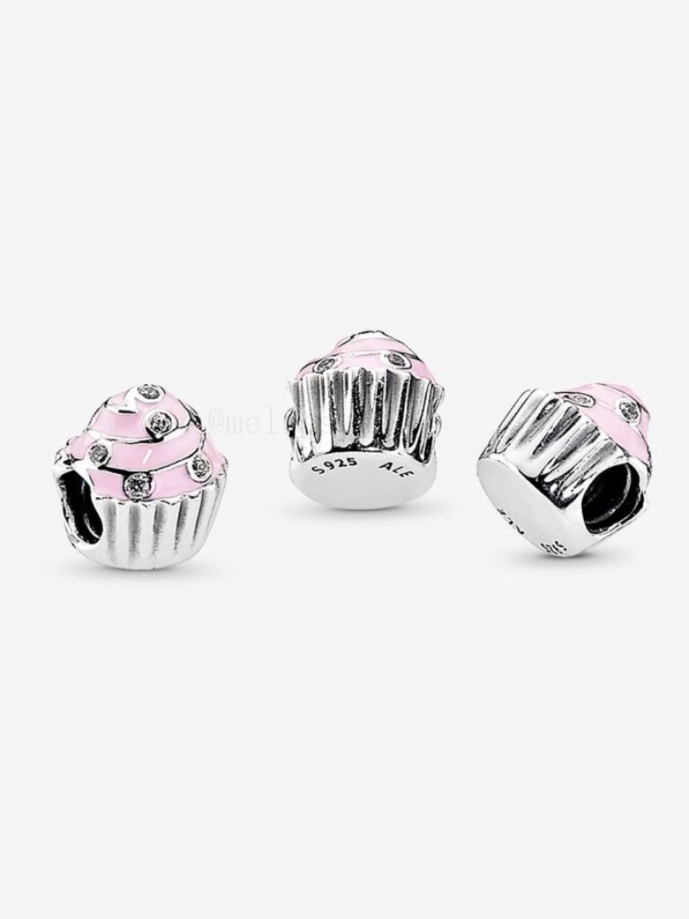 Pandora Pink Cupcake Charm